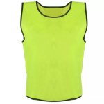 Vidaxl 10 pcs gilet de formation junior jaune