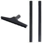 Vidaxl 2 tubes d?extension et brosse pour aspirateur  cendres