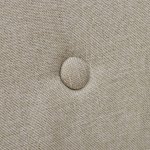 Vidaxl 4 pcs chaises de salle  manger beige tissu et chne massif