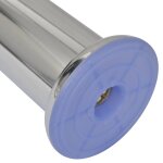 Vidaxl 4 pcs pieds ronds de canap chrome 180 mm