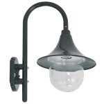 Vidaxl 44213 applique jardin e27 42 cm aluminium vert fonc