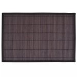 Vidaxl 6 napperons en bambou 30 x 45 cm marron fonc�