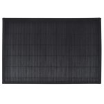 Vidaxl 6 napperons en bambou 30 x 45 cm noir