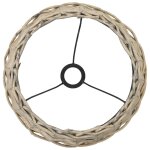 Vidaxl abat - jour osier 38 x 23 cm naturel Vidaxl abat - jour osier 38 x 23 cm naturel