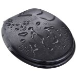 Vidaxl abatant de wc avec couvercle design goutte d'eau