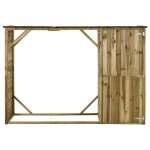 Vidaxl abri d'outils de jardin pin 253 x 80 x 170 cm