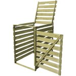 Vidaxl abri pour poubelle 240 l bois imprgn