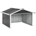 Vidaxl abri pour robot de jardin 92x97x63cm acier galvanisé anthracite Vidaxl abri pour robot de jardin 92x97x63cm acier galvanisé anthracite