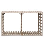 Vidaxl abri de stockage du bois de chauffage 300x90x176cm pin imprgn