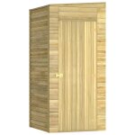 Vidaxl abri de stockage de jardin 105x110x218 cm bois de pin imprgn