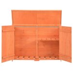 Vidaxl abri de stockage de jardin 120x50x91 cm bois