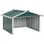 Vidaxl abri tondeuse robot de jardin 92x97x63 cm acier galvanisé vert Vidaxl abri tondeuse robot de jardin 92x97x63 cm acier galvanisé vert