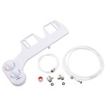 Vidaxl accessoire siège toilette et eau chaude et froide buse unique Vidaxl accessoire siège toilette et eau chaude et froide buse unique