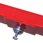Vidaxl adaptateur de traverse 2 tonnes rouge Vidaxl adaptateur de traverse 2 tonnes rouge