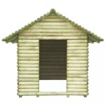Vidaxl aire de jeu bois de pin imprgn 167 x 150 x 151 cm