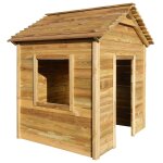Vidaxl aire de jeu d'extrieur 123 x 120 x 146 cm pinde