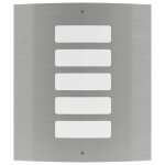 Vidaxl applique murale tanche acier inoxydable