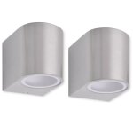 Vidaxl applique murale d'extrieur 2 pcs