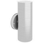 Vidaxl applique murale d'extrieur 2 pcs acier inoxydable vers le bas / haut