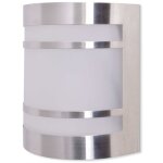 Vidaxl applique murale d'extrieur acier inoxydable