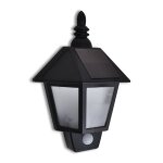 Vidaxl applique murale solaire avec capteur de mouvement