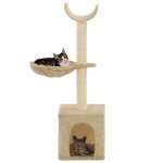 Vidaxl arbre � chat avec griffoirs en sisal 105 cm beige
