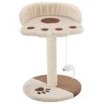 Vidaxl arbre  chat avec griffoir en sisal 40 cm beige et marron