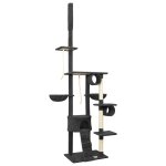 Vidaxl arbre  chat du sol au plafond gris fonc 220 - 240 cm