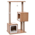 Vidaxl arbre  chat avec tapis  gratter en sisal 104 cm