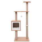 Vidaxl arbre  chat avec tapis  gratter en sisal 123 cm