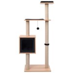 Vidaxl arbre  chat avec tapis  gratter en sisal 123 cm