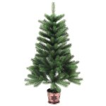 Vidaxl arbre de nol artificiel aiguilles ralistes 65 cm vert