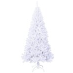 Vidaxl arbre de nol artificiel avec branches paisses blanc 180cm pvc