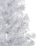 Vidaxl arbre de nol artificiel avec led et boules argent 150 cm pet