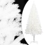 Vidaxl arbre de nol artificiel avec led et boules blanc 180 cm