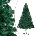 Vidaxl arbre de nol artificiel avec led et boules vert 180 cm pvc