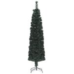 Vidaxl arbre de noël artificiel mince et support 240 cm fibre optique Vidaxl arbre de noël artificiel mince et support 240 cm fibre optique