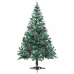 Vidaxl arbre de nol artificiel avec pommes de pin 150 cm