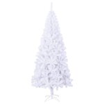 Vidaxl arbre de nol artificiel et support acier 210 cm 910 branches
