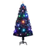 Vidaxl arbre de noël artificiel et support / led 120 cm fibre optique Vidaxl arbre de noël artificiel et support / led 120 cm fibre optique