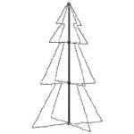 Vidaxl arbre de noël cône 160 led d'intérieur / d'extérieur 78x120 cm Vidaxl arbre de noël cône 160 led d'intérieur / d'extérieur 78x120 cm