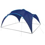 Vidaxl arceau de tente de r�ception 450x450x265 cm bleu fonc�