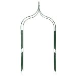 Vidaxl arche de jardin design de piquet plantes grimpantes vert fonc