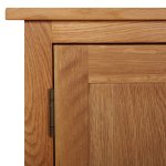 Vidaxl armoire 70x35x75 cm bois de chne massif