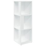 Vidaxl armoire d'angle blanc 33x33x100 cm agglomr