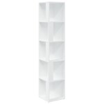 Vidaxl armoire d'angle blanc 33x33x164, 5 cm agglom�r�