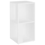 Vidaxl armoire d'angle blanc 33x33x67 cm agglomr