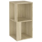 Vidaxl armoire d'angle chne sonoma 33x33x67 cm agglomr