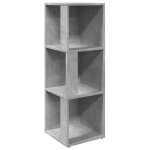 Vidaxl armoire d'angle gris bton 33x33x100 cm agglomr
