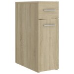 Vidaxl armoire d'apothicaire chne sonoma 20x45, 5x60 cm agglomr